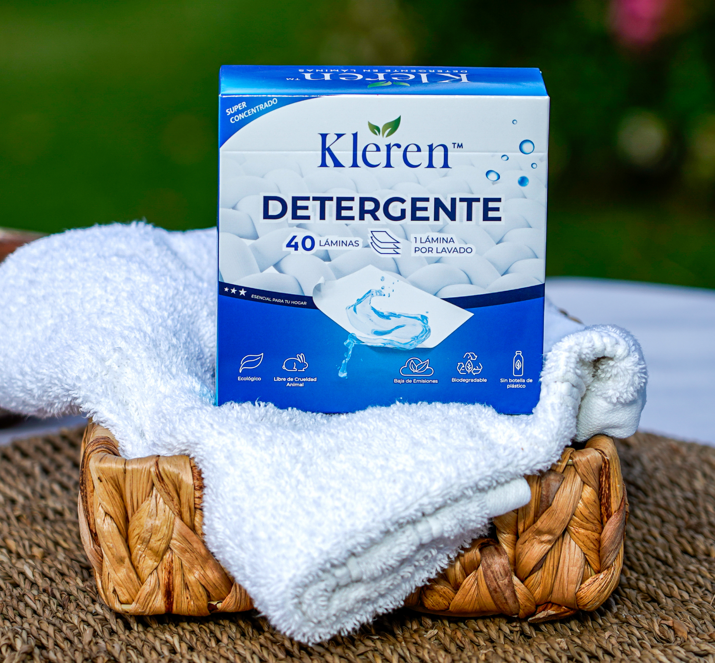 Detergente Biodegradable en Láminas [40 láminas]