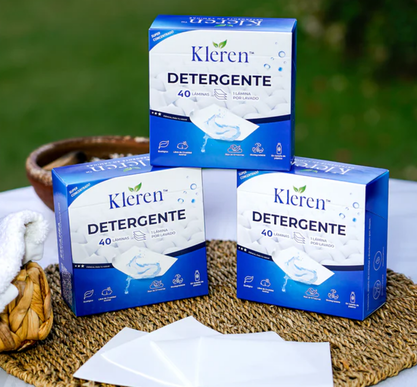 Detergente Biodegradable en Láminas [40 láminas]