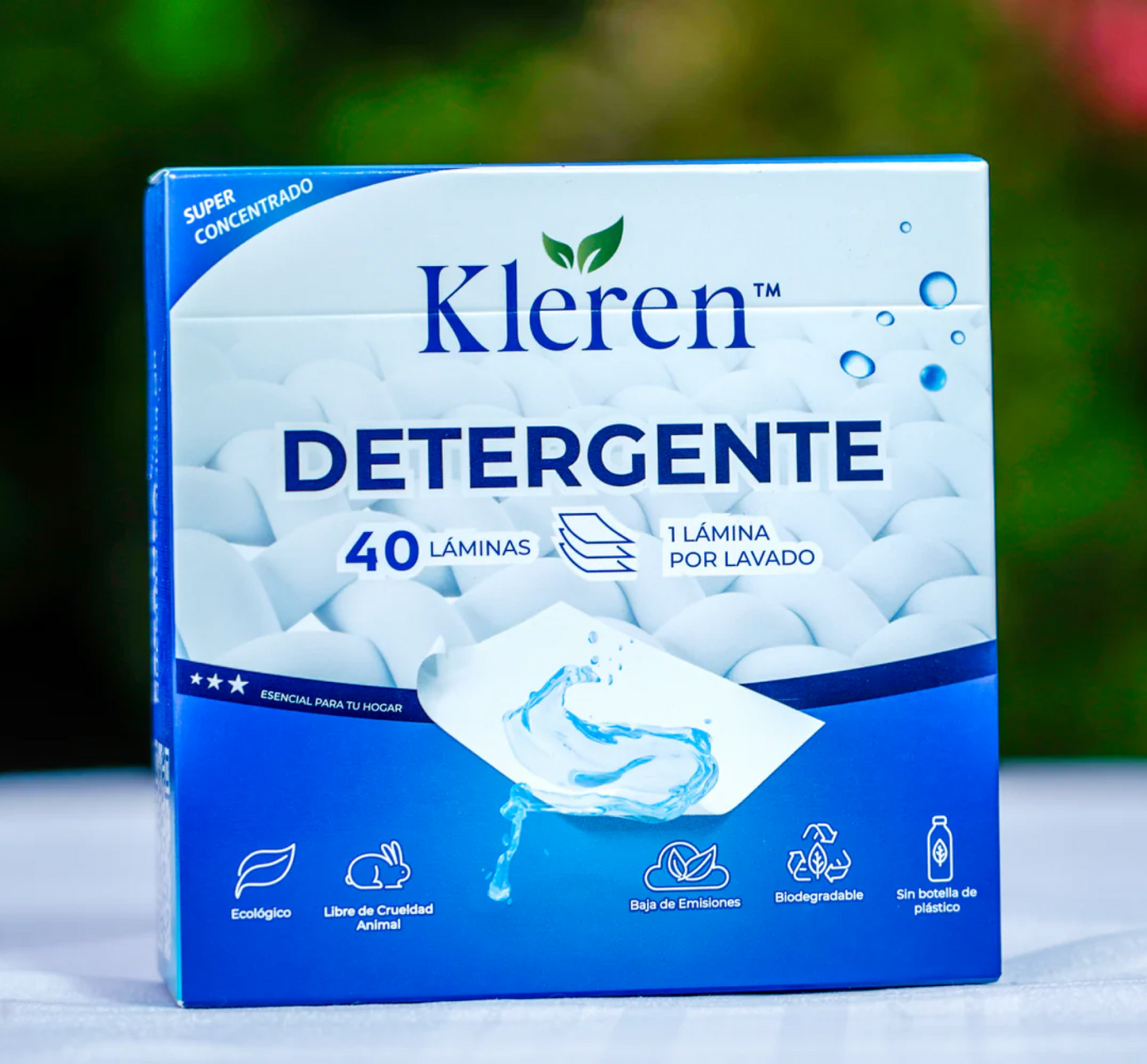Detergente Biodegradable en Láminas [40 láminas]